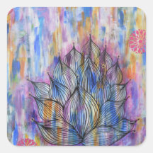 Vinheta Grande da Flor de Lotus