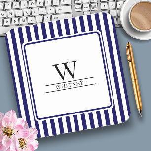 Adesivo Quadrado Vinheta Laptop de Tendência/Pré-Disquete Azul Stri