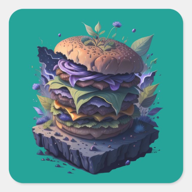 Adesivo Quadrado Vinheta legal (Frente)