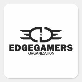 Adesivo Quadrado Vinheta Negra EDGE