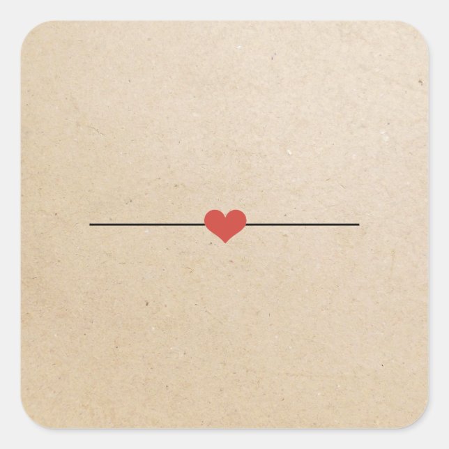 Adesivo Quadrado vinheta oval kraft de vazio (Frente)