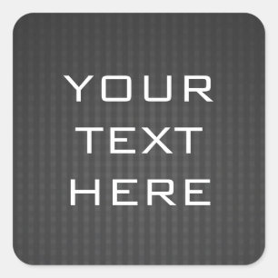 Adesivo Quadrado Vinheta Personalizada de Fundo da Xadrez Preta