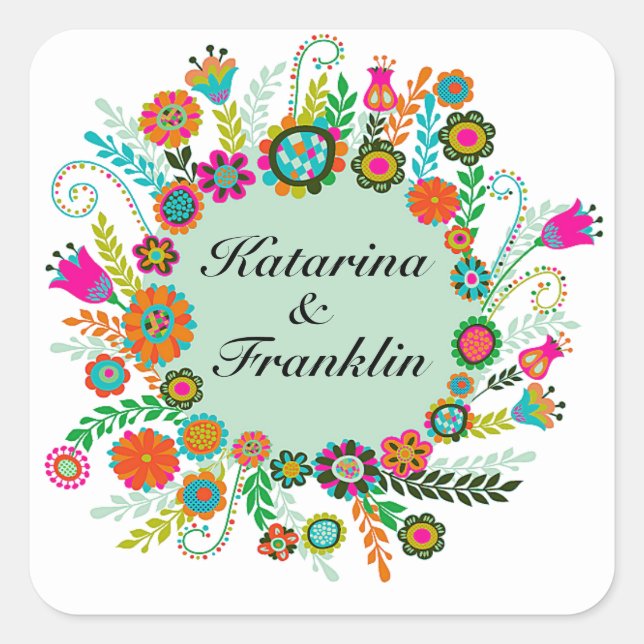 Adesivo Quadrado Vinheta pessoal - SRF (Frente)