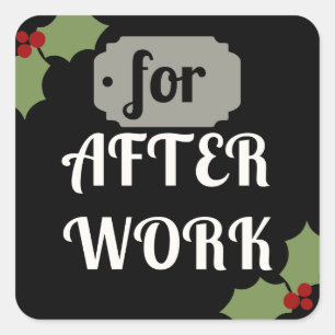 Adesivo Quadrado Vinheta-presente para vinho encantador - Perfeito