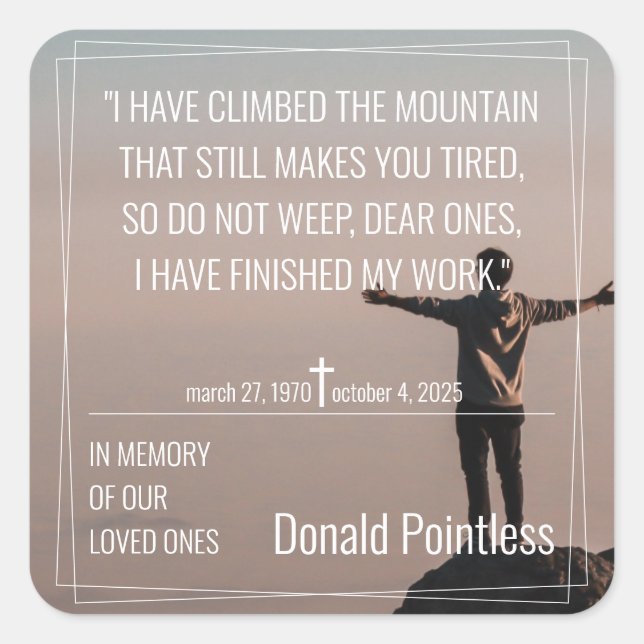 Adesivo Quadrado Vinheta quadrada 002 (Frente)