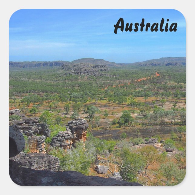 Adesivo Quadrado vinheta quadrada Arnhemland (Frente)