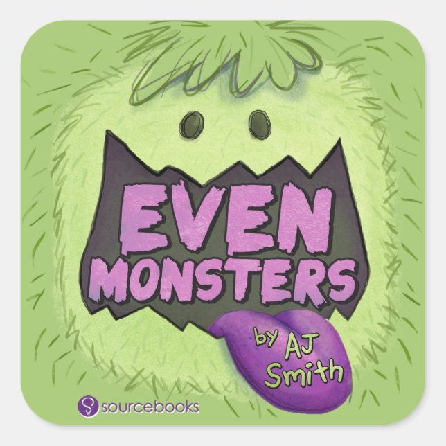 Adesivo Quadrado Vinheta Quadrada Glubb (Frente)