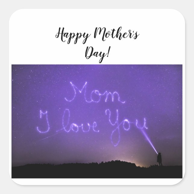 Adesivo Quadrado Vinheta-quadrada-mãe (Frente)