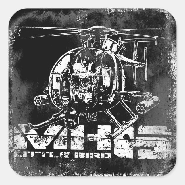 Adesivo Quadrado Vinheta quadrado de pássaros MH6 (Frente)