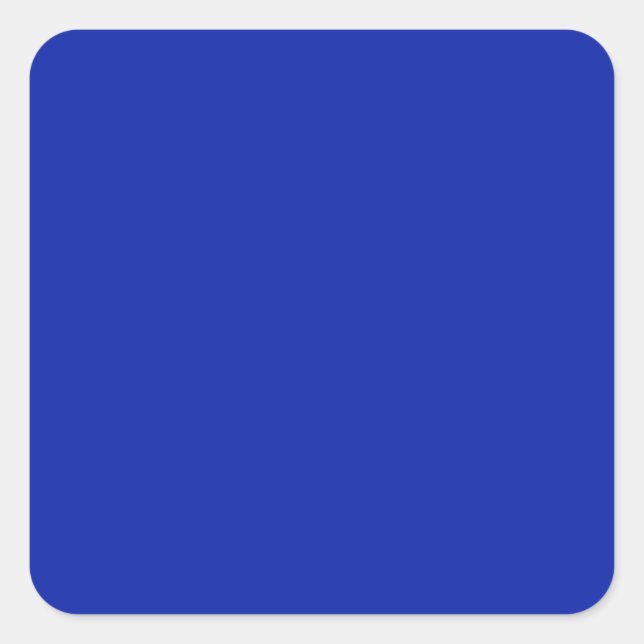 Adesivo Quadrado Vinheta Real Azul (Frente)
