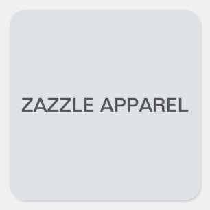 Adesivo Quadrado vinheta Zazzle Roupa Variety Draft
