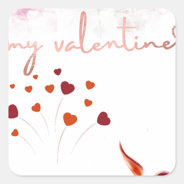 Adesivo Quadrado Vinhetas (Frente)