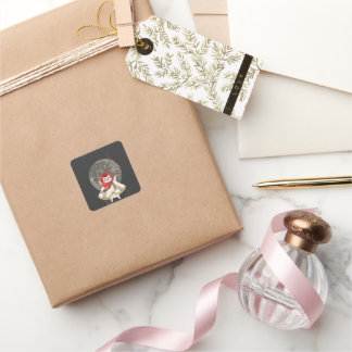 Adesivo Quadrado Vinhetas