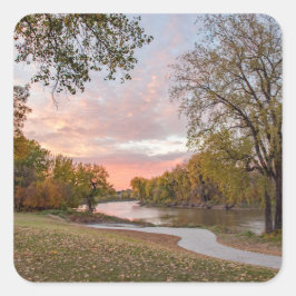 Adesivo Quadrado Vinhetas