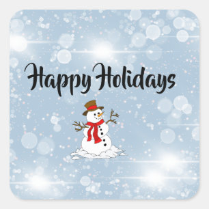 Adesivo Quadrado Vinhetas