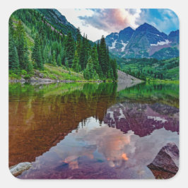 Adesivo Quadrado Vinhetas