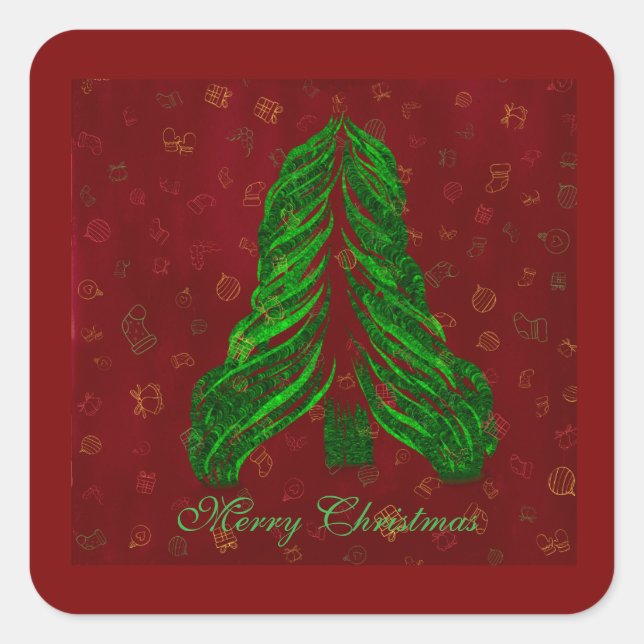 Adesivo Quadrado Vinhetas (Frente)