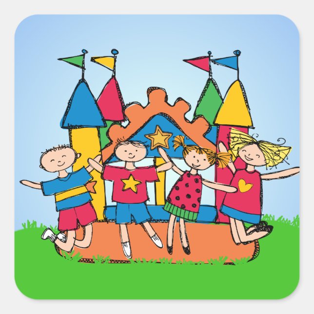 Adesivo Quadrado Vinhetas da Casa de Pulso (Frente)