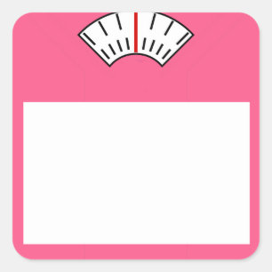 Adesivo Quadrado Vinhetas de Malhação do Empilhador de Perda de Pes