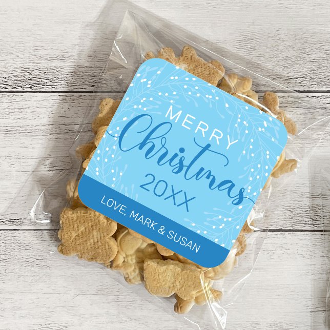 Adesivo Quadrado Vinhetas de Natal quadradas (Criador carregado)