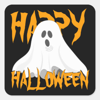 Adesivo Quadrado Vinhetas HELLOWEEN FELIZES