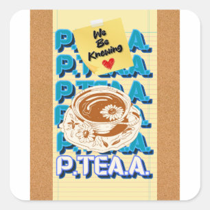 Adesivo Quadrado Vinhetas P-Tea-A