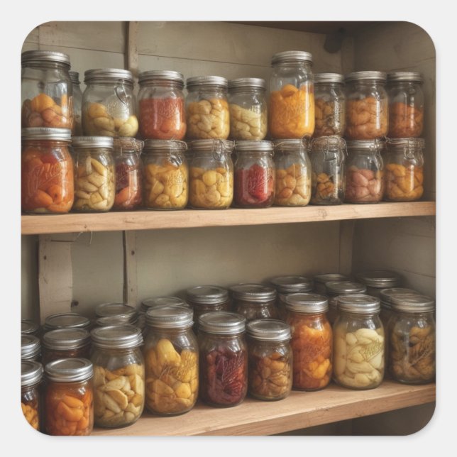 Adesivo Quadrado Vinhetas para latas (Frente)