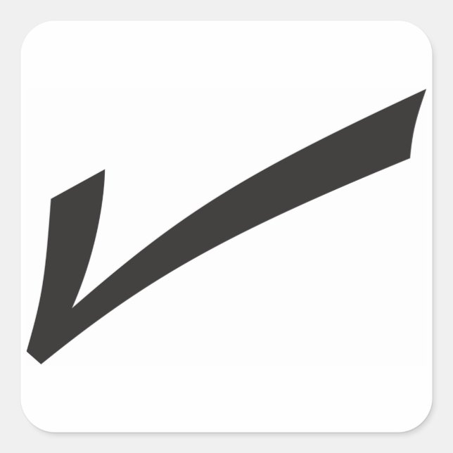 Adesivo Quadrado Vinhetas Pretas (Frente)