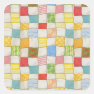 Adesivo Quadrado Vinhetas quadradas pequenas e grossas