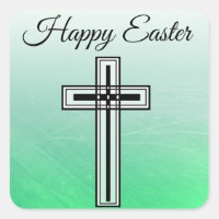 Vinhetas Religiosas da Cruz Verde e Negra