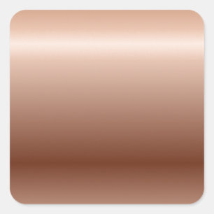 Adesivo Quadrado Vintage #14 de cobre