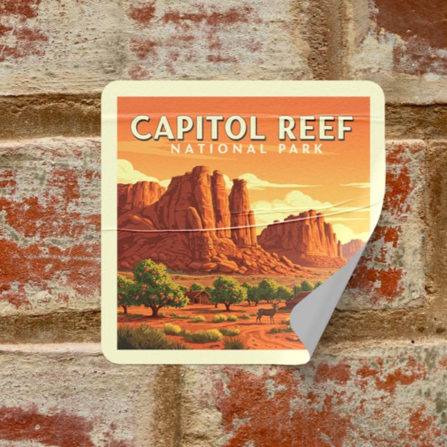 Adesivo Quadrado Vintage Boston Massachusetts (Criador carregado)