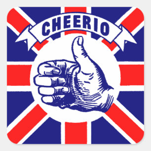 Adesivo Quadrado Vintage Cheerio