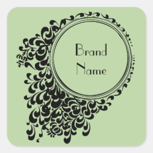 Adesivo Quadrado Vintage Chic Retro marca