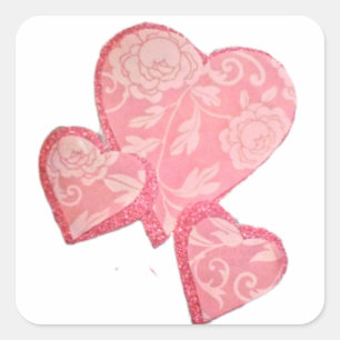 Adesivo Quadrado Vintage Lace Trio