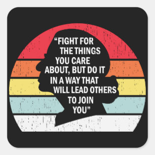 Adesivo Quadrado Vintage Notoriamente Rbg Ruth Bader Ginsburg Damas