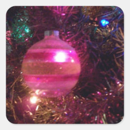 Adesivo Quadrado Vintage Ornament Stickers