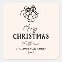 Vintage Retirada da Mão Bells Fronteira Foto Natal