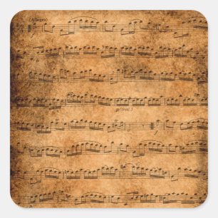 Adesivo Quadrado Vintage sheet