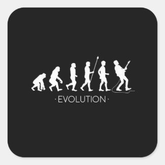 Adesivo Quadrado Violão |Evolução do guitarrista | Rock Music Guita