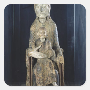 Adesivo Quadrado Virgin e criança em Majestd, de Forez