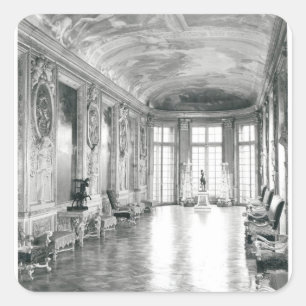 Adesivo Quadrado Visão da Galerie d'Hercule, projetada em 1640