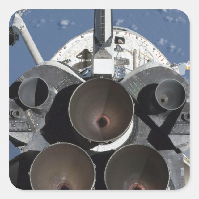 Adesivo Quadrado Visão dos três motores principais (Frente)