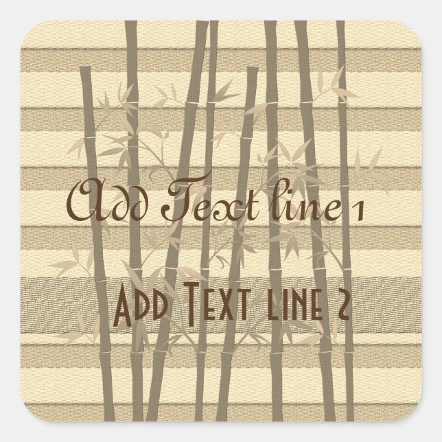 Adesivo Quadrado Visita de Feriados Dourados (Frente)