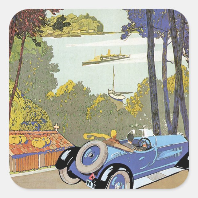 Adesivo Quadrado Visitez l'Espagne ( Visite a Espanha) (Frente)