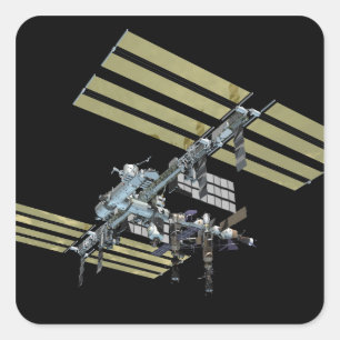 Adesivo Quadrado Vista 9 gerada por computador