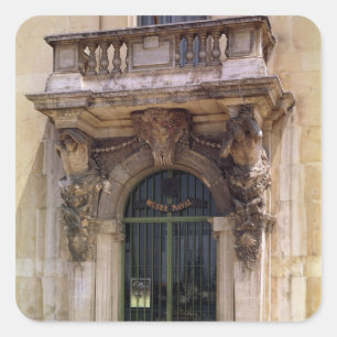 Adesivo Quadrado Vista da entrada do museu