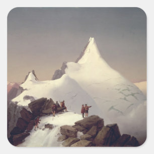 Adesivo Quadrado Vista da montanha de "Grossglockner"