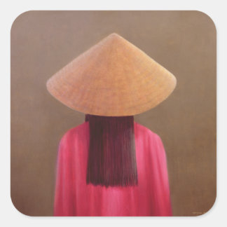 Adesivo Quadrado Vista de trás do Pequeno Vietnã