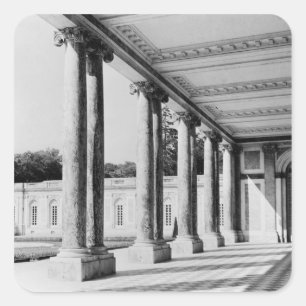 Adesivo Quadrado Vista do peristyle e da esquerda do Trianon